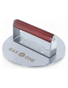 Prensa de Hamburguesas GasOne de Acero Inoxidable 21.6 cm