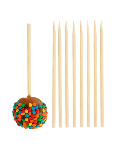 120 Pinchos de Bambú Gere 18 cm 5 mm para Kebab y Caramelos