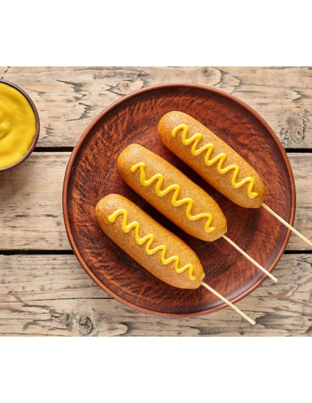 120 Pinchos de Bambú Gere 18 cm 5 mm para Kebab y Caramelos