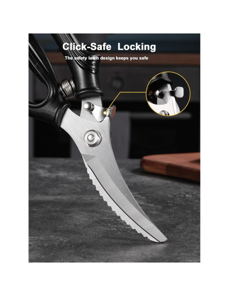 Tijeras de Cocina Vomsocs Alta Resistencia Acero Inoxidable