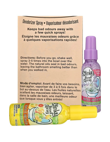 Juego de 2 Sprays Desodorantes para Inodoro Treasure Isle 52.5ml