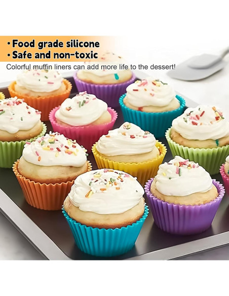 Molde para Muffin Unokit 12 Tazas Acero al Carbono Antiadherente