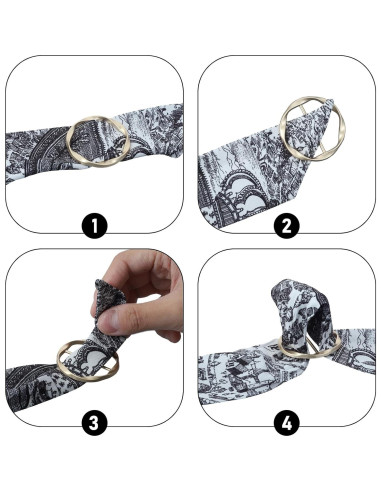 14 Clips para Camisas y Bufandas PKRFCJ - 3 Estilos y Colores