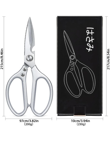 Tijeras de Cocina VOGARB Grandes Acero Inoxidable 21.5cm