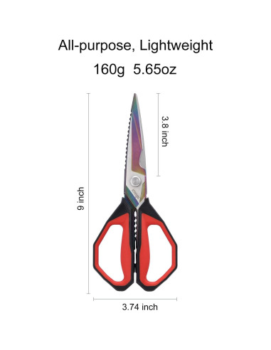 Tijeras de Cocina LIVINGO H7 de Acero Inoxidable 22.86 cm