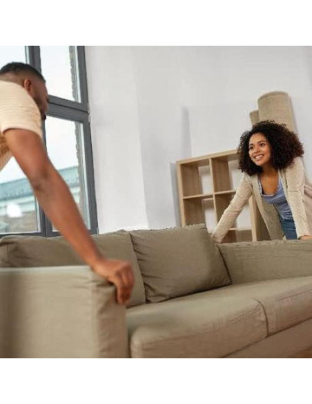 Almohadillas deslizantes para muebles Sleighters 8 unidades 15x8 cm