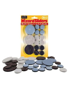 Deslizadores de Muebles Wizard Sliders 36 Piezas Autoadhesivos