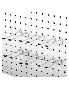 Paquete de 50 Ganchos Doble Brazo Shimeyao para Tablero de Clavos