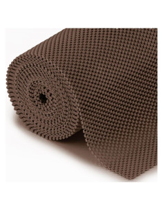 Forro de Estante Antideslizante SteadMax 30.48x609.6 cm PVC Marrón