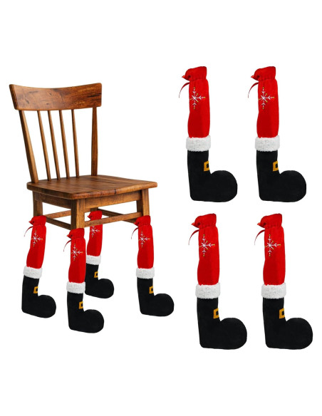 Fundas Antideslizantes para Patas de Sillas DreamingDay - Navidad