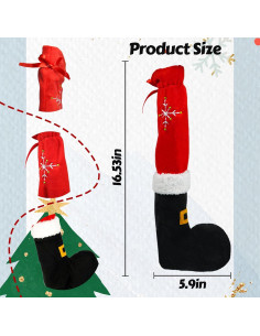 Fundas Antideslizantes para Patas de Sillas DreamingDay - Navidad 2