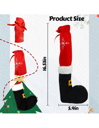 Fundas Antideslizantes para Patas de Sillas DreamingDay - Navidad