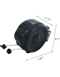 Cuerda Retráctil para Ropa JS HANGER 30m Doble Línea Alta Resistencia 2