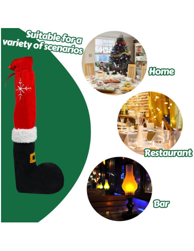 Fundas Antideslizantes para Patas de Sillas DreamingDay - Navidad