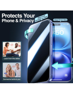 Protector de Pantalla Privacidad SmartDevil para iPhone 16 9H 2