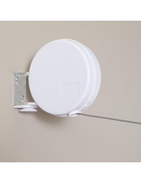 Línea de Ropa Retráctil Household Essentials 12.19m Blanca