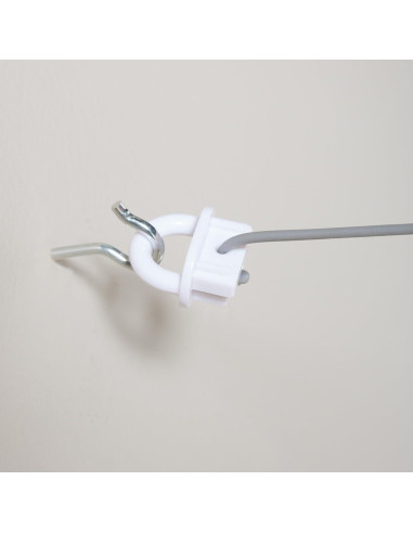 Línea de Ropa Retráctil Household Essentials 12.19m Blanca