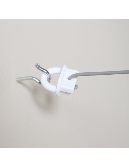 Línea de Ropa Retráctil Household Essentials 12.19m Blanca