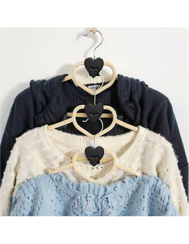 Ganchos Conectores de Perchas JIANGLAI 24 Pcs Ahorra Espacio