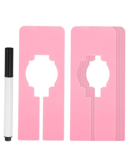 Divisores de Ropa PATIKIL Rosa - 8 Piezas con Marcador Divisores de Ropa PATIKIL Rosa - 8 Piezas con Marcador
