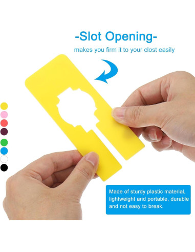 Divisores de Ropa PATIKIL Rosa - 8 Piezas con Marcador