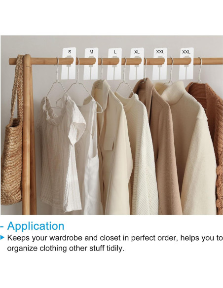 Divisores de Ropa PATIKIL Rosa - 8 Piezas con Marcador Divisores de Ropa PATIKIL Rosa - 8 Piezas con Marcador