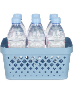 Cesta Plástica Glad para Organizar 3.78L Azul Marina 2