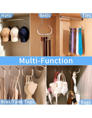 6 Perchas para Sombreros Adanluxe - Organizador Ahorra Espacio