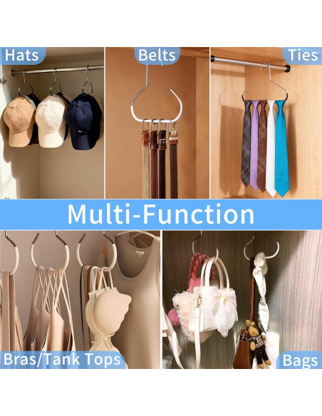 6 Perchas para Sombreros Adanluxe - Organizador Ahorra Espacio