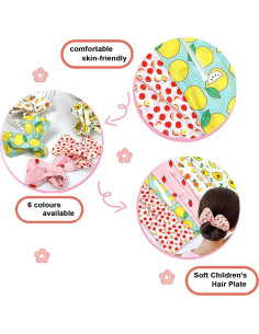 8 Hacedores de Moño de Tela Multicolor OCXEQJX 28x8cm 2