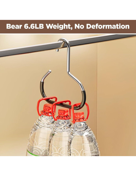 Perchas para Sombreros AYAWOW - Paquete de 8, Acero Inoxidable