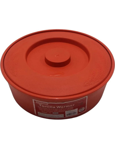 Calentador de Tortillas Mexicano Genérico 20 cm Rojo Microondas