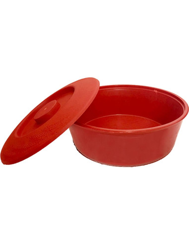 Calentador de Tortillas Mexicano Genérico 20 cm Rojo Microondas