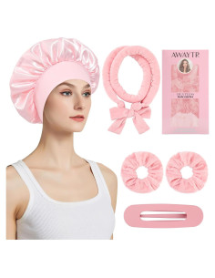 Juego de Rizadores de Cabello Sin Calor AWAYTR - 5 Piezas