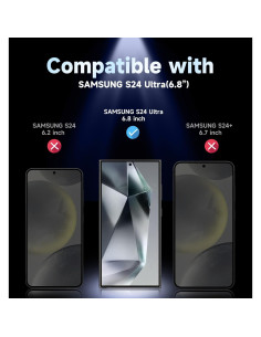 Protector de Pantalla Vidrio Templado MAGIC JOHN para Samsung Galaxy S24 Ultra 6.8" Privacidad 2