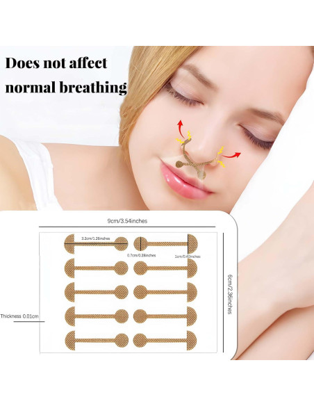 Tiras de Moldeo de Nariz Tizee - 200 Parches Autoadhesivos