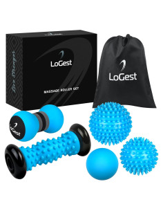 Set de Rodillos y Pelotas de Masaje Logest - 5 Piezas