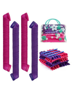 Kit 40 Rulos de Pelo Sin Calor Kufun 55cm para Rizos Perfectos