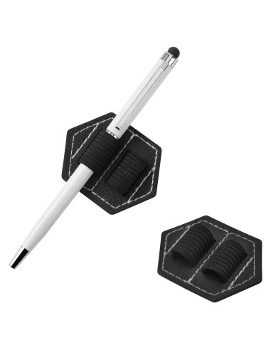 Soportes de lápiz autoadhesivos Lunpliran 2PCS cuero PU