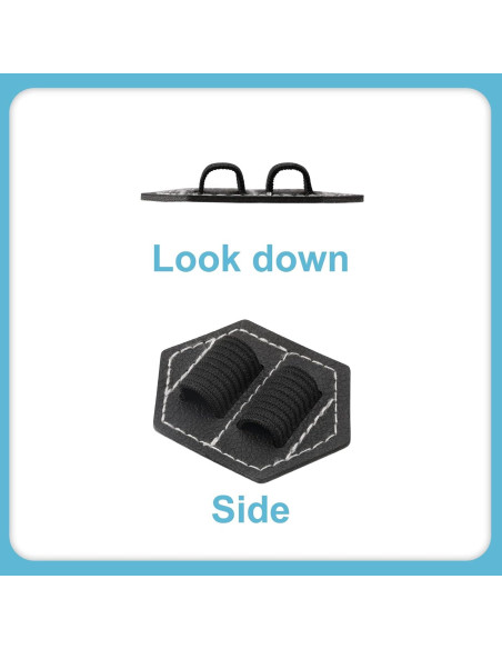 Soportes de lápiz autoadhesivos Lunpliran 2PCS cuero PU