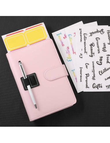 Soportes de lápiz autoadhesivos Lunpliran 2PCS cuero PU