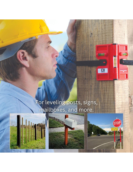Nivel de Poste Plegable Kapro 340 Postrite Magnético 19cm