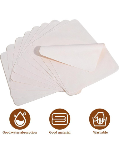 20 Paños Chamois KFHENSOMR para Cerámica 17.5 x 14.5 cm