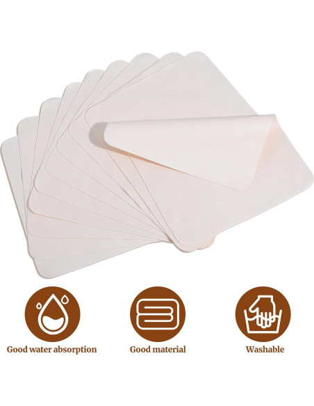 20 Paños Chamois KFHENSOMR para Cerámica 17.5 x 14.5 cm
