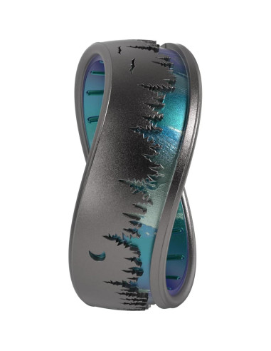 Anillo de Silicona Enso Woodland - Talla 9 - Diseño Único