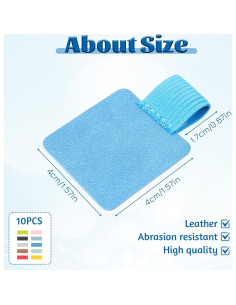 10 Soportes de Lápiz Adhesivos Alrhso Multicolor para Cuaderno 2