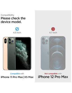 Protector de Pantalla Vidrio Templado Spigen iPhone 11 Pro Max 2 Pzas 2