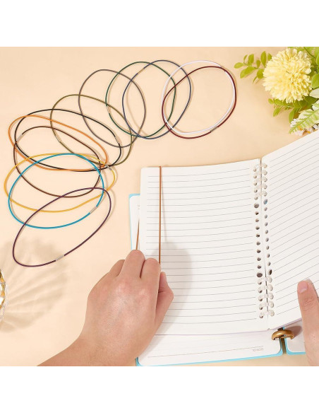 CRASPIRE 13 Piezas Bandas Elásticas de Nylon 25.4 cm 13 Colores