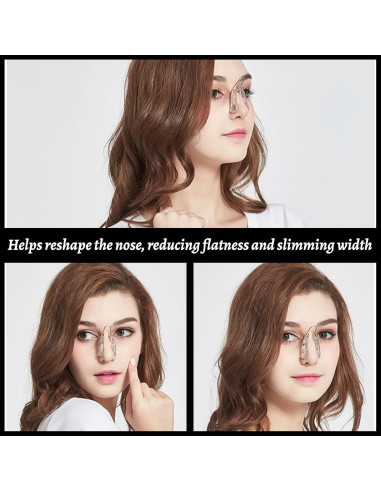 Modelador de Nariz Hinbkenla - 2 Piezas Silicona Sin Dolor