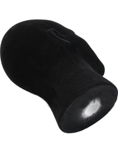 Cabeza de Maniquí de Espuma Negra LIAMTU 28 cm para Pelucas